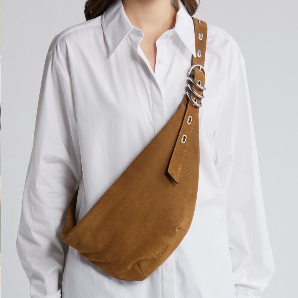 rag & bone Petra Suede Sling Bag - Picture 3 of 9